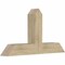 Ekena Millwork Portland Rough Sawn Timber Gable Bracket, Douglas Fir, 48"W x 26"H x 6"D x 6"F, 13/12 Pitch GBW048X26X0606POR00RDF - alternate 4